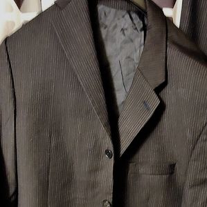 Dkny black pinstripe suit